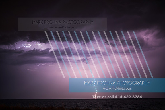 Mark Frohna Lightning Over Lake Michigan 10-20-21-007-3