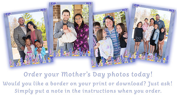 0 Moms Day Border